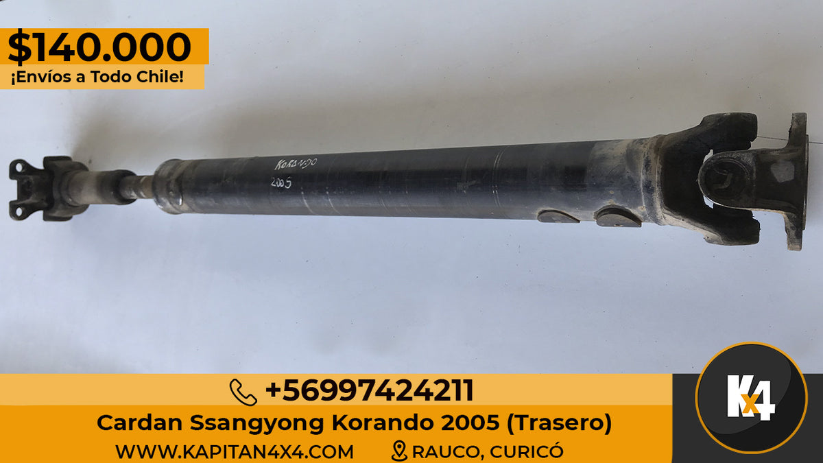 Cardan Ssangyong Korando 2005 – kapitan4x4