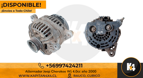 Alternador Jeep Cherokee Wj 4.0cc año 2000