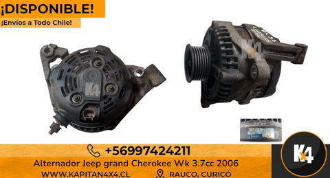 ALTERNADOR JEEP GRAND CHEROKEE WK 3.7CC AÑO 2006