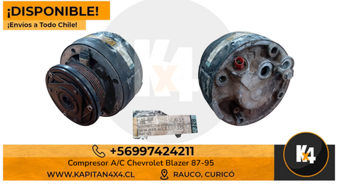 Compresor A/C Chevrolet Blazer 87-95