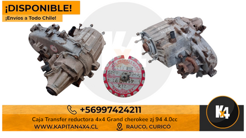 Caja Transfer reductora 4x4 Grand Cherokee Zj 4.0cc 1994