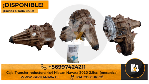 Caja Transfer reductora 4x4 Nissan Navara 2.5cc 2010