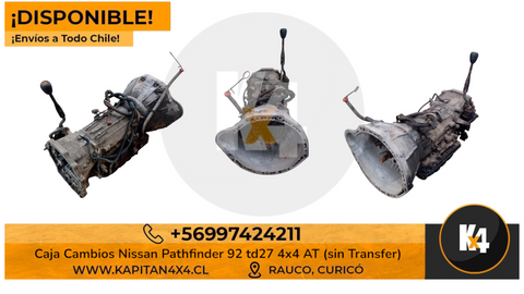 Caja cambios Nissan Pathfinder AT TD27 4X4 1992