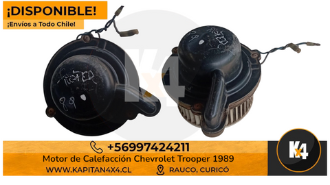 Motor Calefaccion Chevrolet Trooper 1989