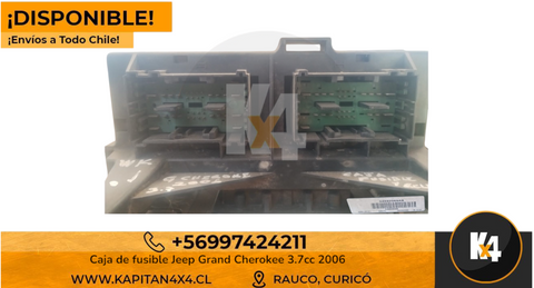 CAJA DE FUSIBLES (SIN ACCESORIOS) JEEP CHWEROKEE WK 3.7CC AÑO 2006