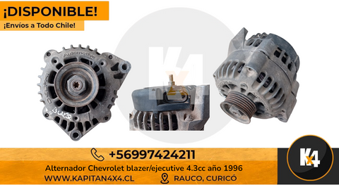 alternador Blazer /ejecutiva 4.3cc año 1996