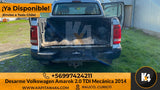 Volkswagen Amarok 2.0 TDI 2014 plateada, vista trasera de la caja de carga abierta. Kapitan4x4