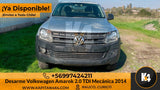 Desguace Volkswagen Amarok 2.0 TDI 2014, frontal plateado, parachoques negro, ideal para repuestos.