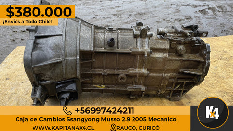 Caja de Cambios Ssangyong Musso 2.9 2005