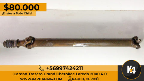 Cardán Trasero Grand Cherokee Laredo 2000 4.0