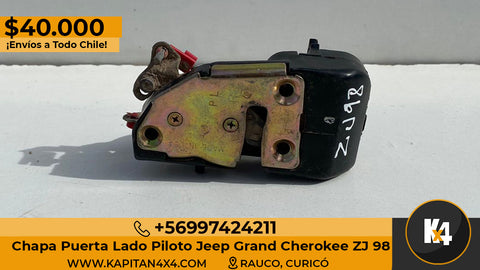 Chapa Puerta Lado Piloto Jeep Grand Cherokee ZJ 98