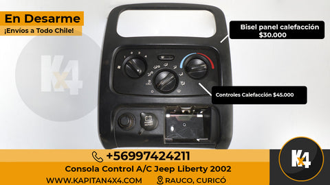 Consola Control de Calefacción Jeep Liberty 2002