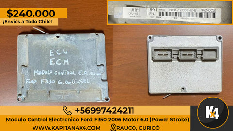 Modulo control Electrónico Ford F350 Año 2006 Motor 6.0 (Power Stroke)