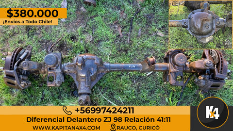 Diferencial Delantero ZJ 98 Relación 41:11