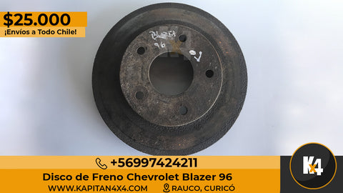 Disco de Freno Chevrolet Blazer 96