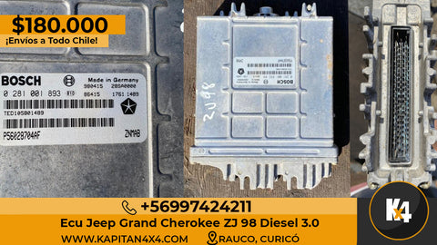 Ecu Jeep Grand Cherokee ZJ 98 Diesel 3.0