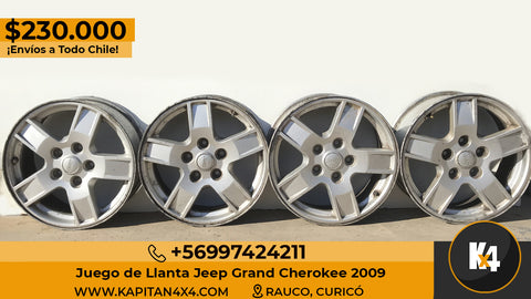 Juego de Llanta Jeep Grand Cherokee 2009