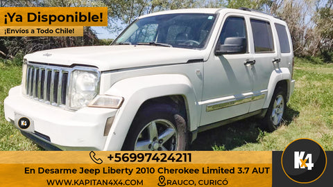 En desarme Jeep Liberty 2010 Cherokee Limited 3.7 Automatico