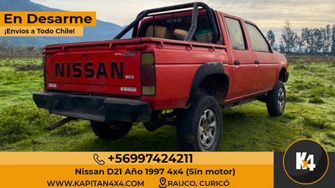 Nissan D21 Año 1997 4X4 (Sin Motor)