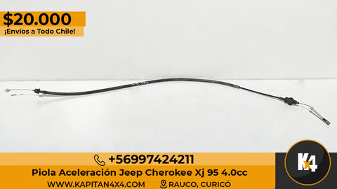 Piola Aceleración Jeep Cherokee Xj 95 4.0