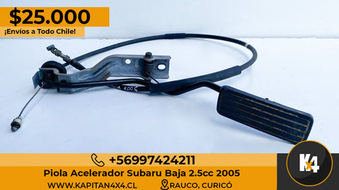 Piola Acelerador Subaru Baja 2.5cc 2005