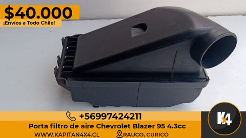 Porta Filtro de Aire Chevrolet Blazer 95 4.3cc