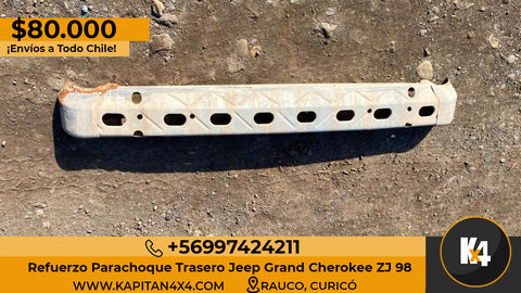 Refuerzo Parachoque Trasero Jeep Grand Cherokee ZJ 98.