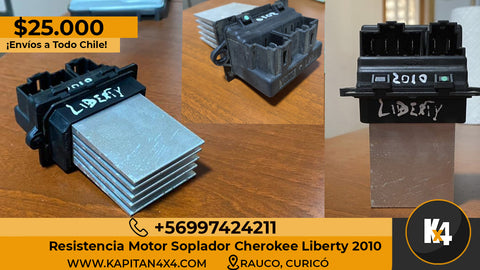 Resistencia Motor Soplador Cherokee Liberty 2010