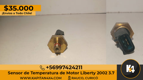 Sensor de Temperatura de Motor Liberty 2002 3.7