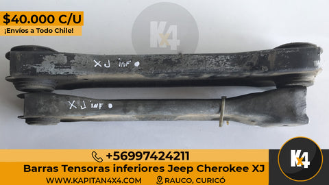 Barras tensoras inferiores Jeep Cherokee Xj